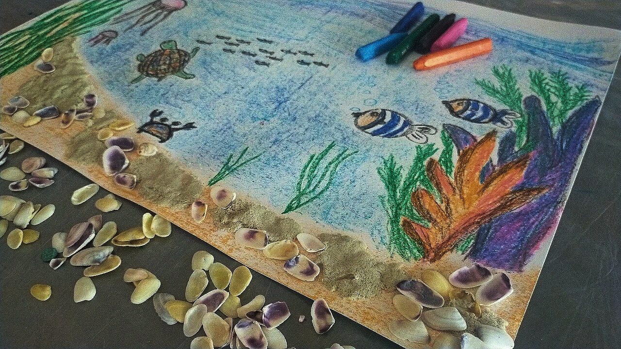 Çocuklar için ‘Denizler Altında Resim Atölyesi
